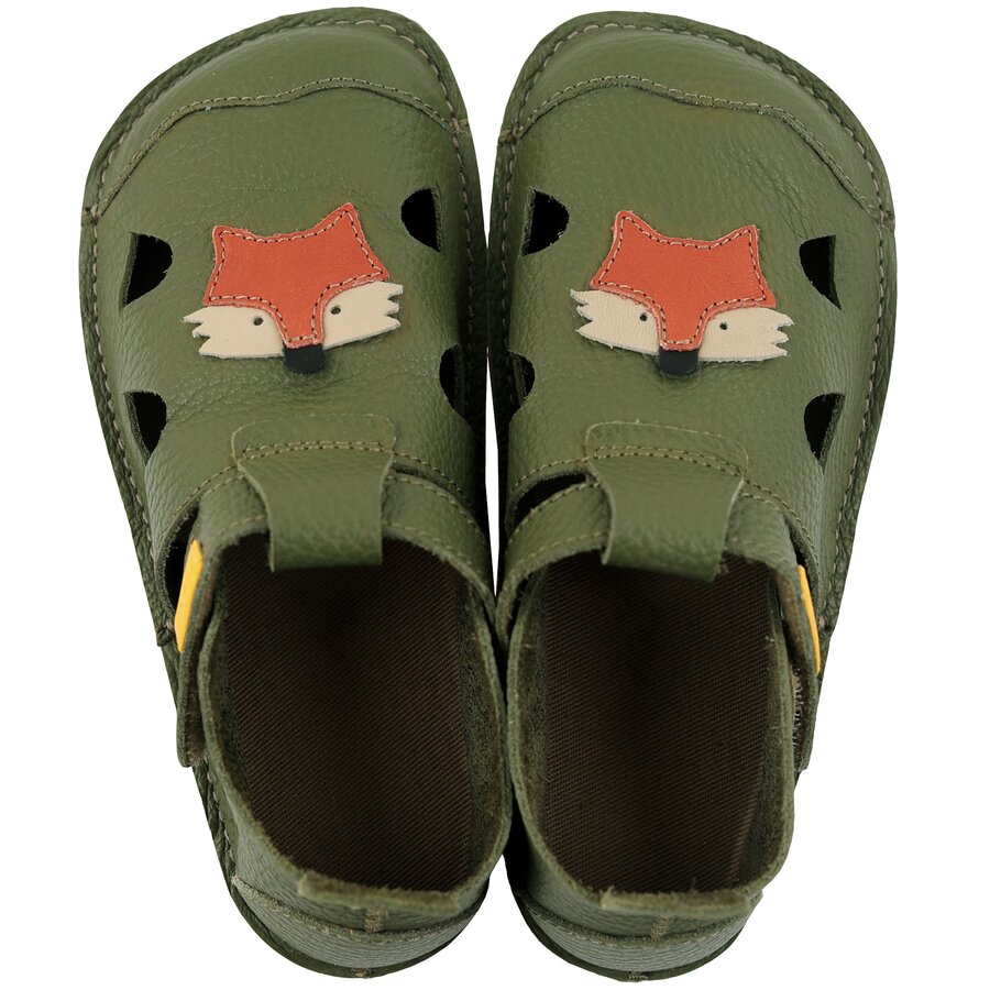 Tikki Nido nahast barefoot-sandaalid, Fox