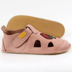 Tikki Nido nahast barefoot-sandaalid, Strawberry
