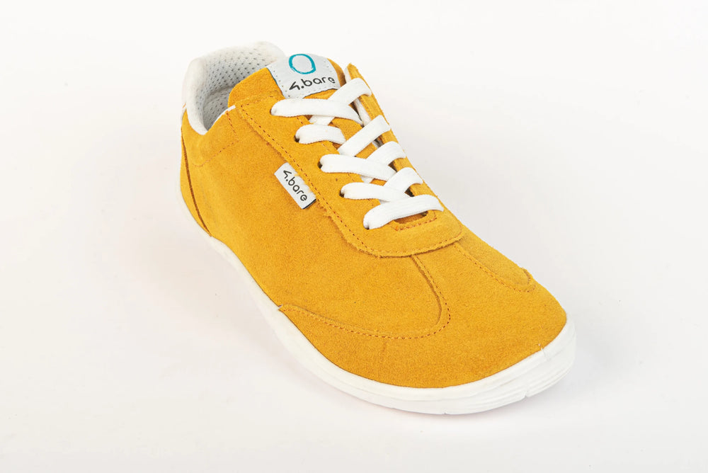 4.bare Suede seemisnahast tossud, honey yellow