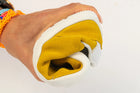 4.bare Suede seemisnahast tossud, honey yellow