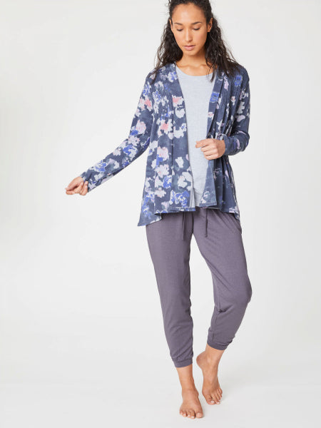 Thought Emerson Slacks, bambuskangast püksid, Dark Grey Marle