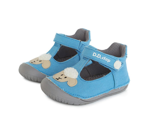 D.D.Step barefoot sandaalid, bermuda blue/lammas 070