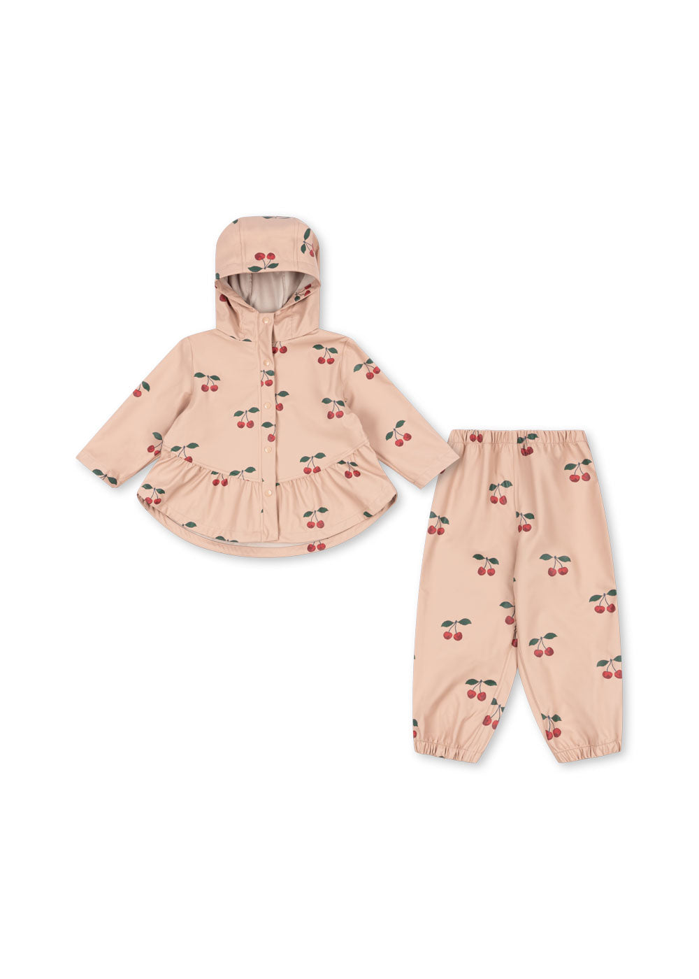 Konges Slojd Faire vihmakomplekt, Ma Grande Cerise Blush