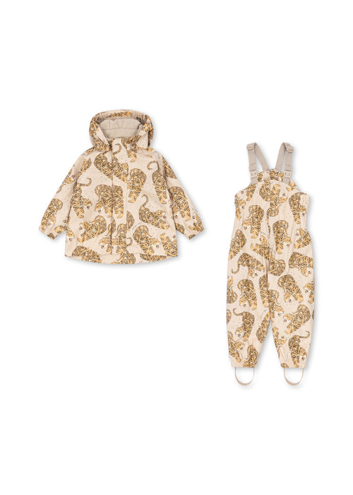 Konges Slojd Rainy Palme, vihmakomplekt sooja voodriga - Phantera Beige