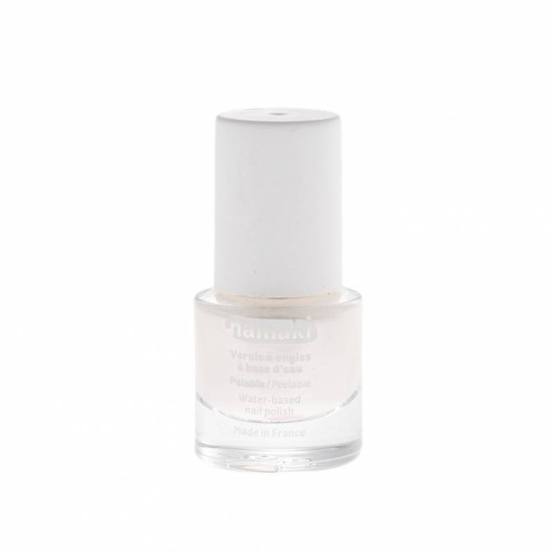 NAMAKI veebaasil mahakooritav küünelakk lastele, toon PEARLY WHITE 7,5 ml
