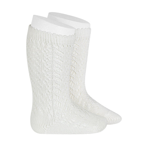 Condor pitsilised puuvillased põlvikud, Perle, Cream