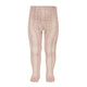 Condor perle openwork tights, Old Rose