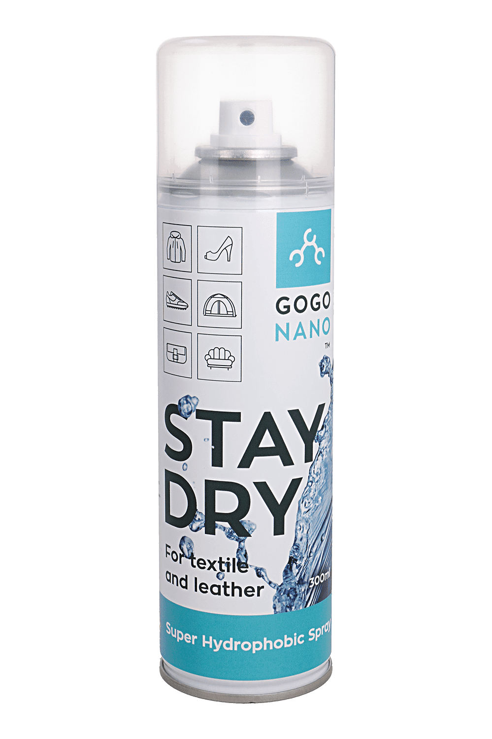 GoGoNano™ tekstiili- ja nahakaitsevahend Stay Dry, 300 m