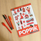 Poppik miniposter ja kleepsud 