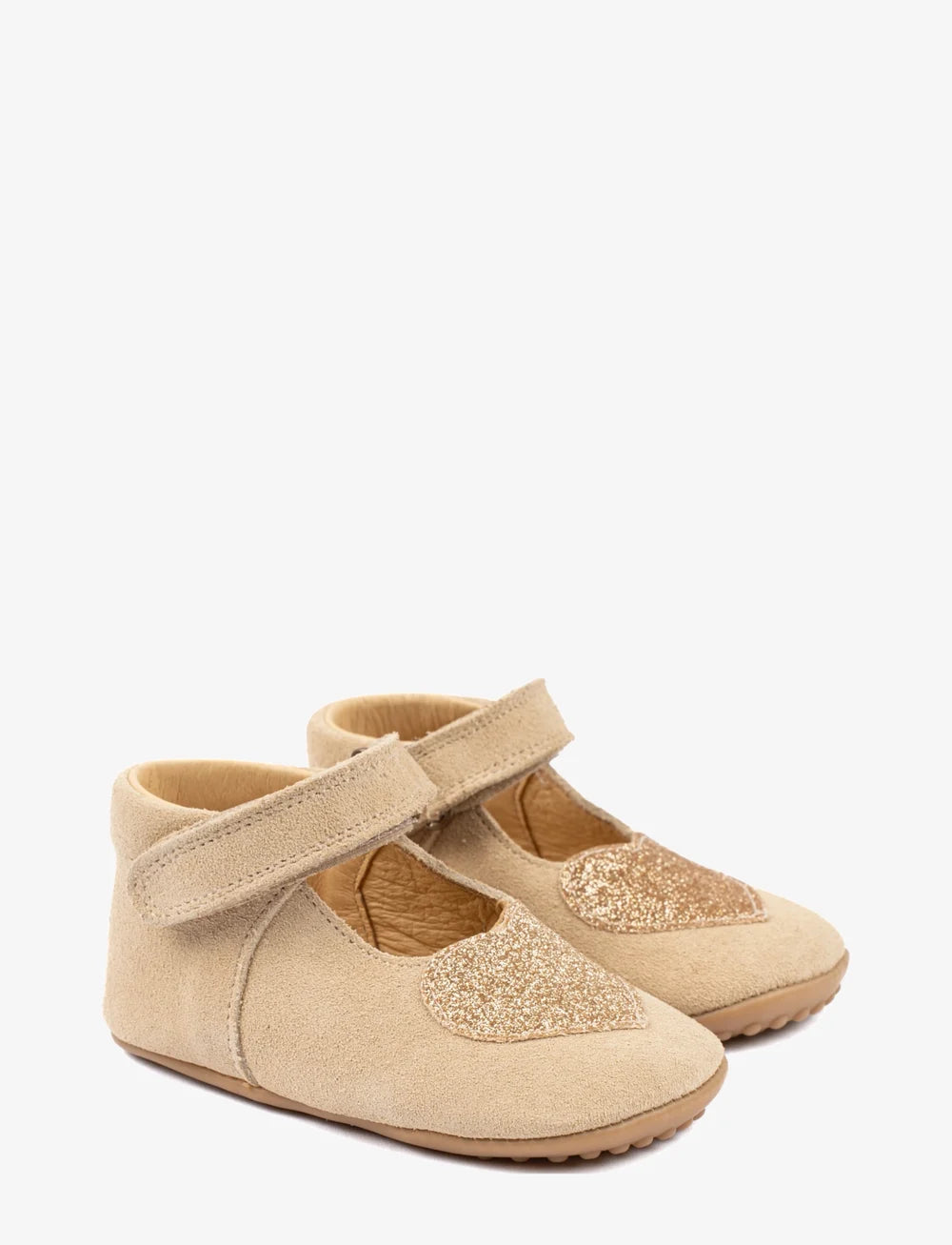 Pom Pom Beginners Ballerina Heart, light camel