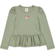 Müsli Dazzle print l/s T, poetry green