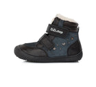 D.D.Step barefoot-saapad, black/süda ja täht 063