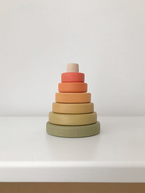 SABO concept Puidust väike ladumistorn – Flower Meadow