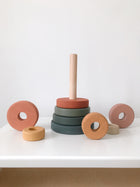 SABO concept puidust suur ladumistorn, Green & Mustard