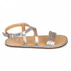 Chetto nahast metalliktoonis sandaalid, Plata