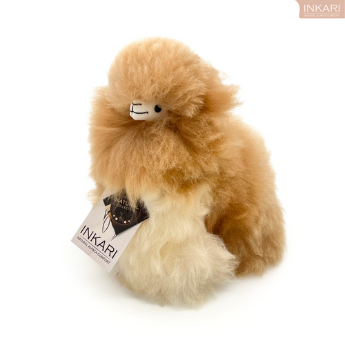 INKARI Small Alpaka, Monsterfluff Sandstone 23cm
