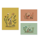 Moulin Roty Plakatikomplekt Trois petits lapins