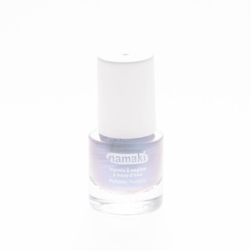 NAMAKI veebaasil mahakooritav küünelakk lastele, toon SILVER BLUE 7,5 ml