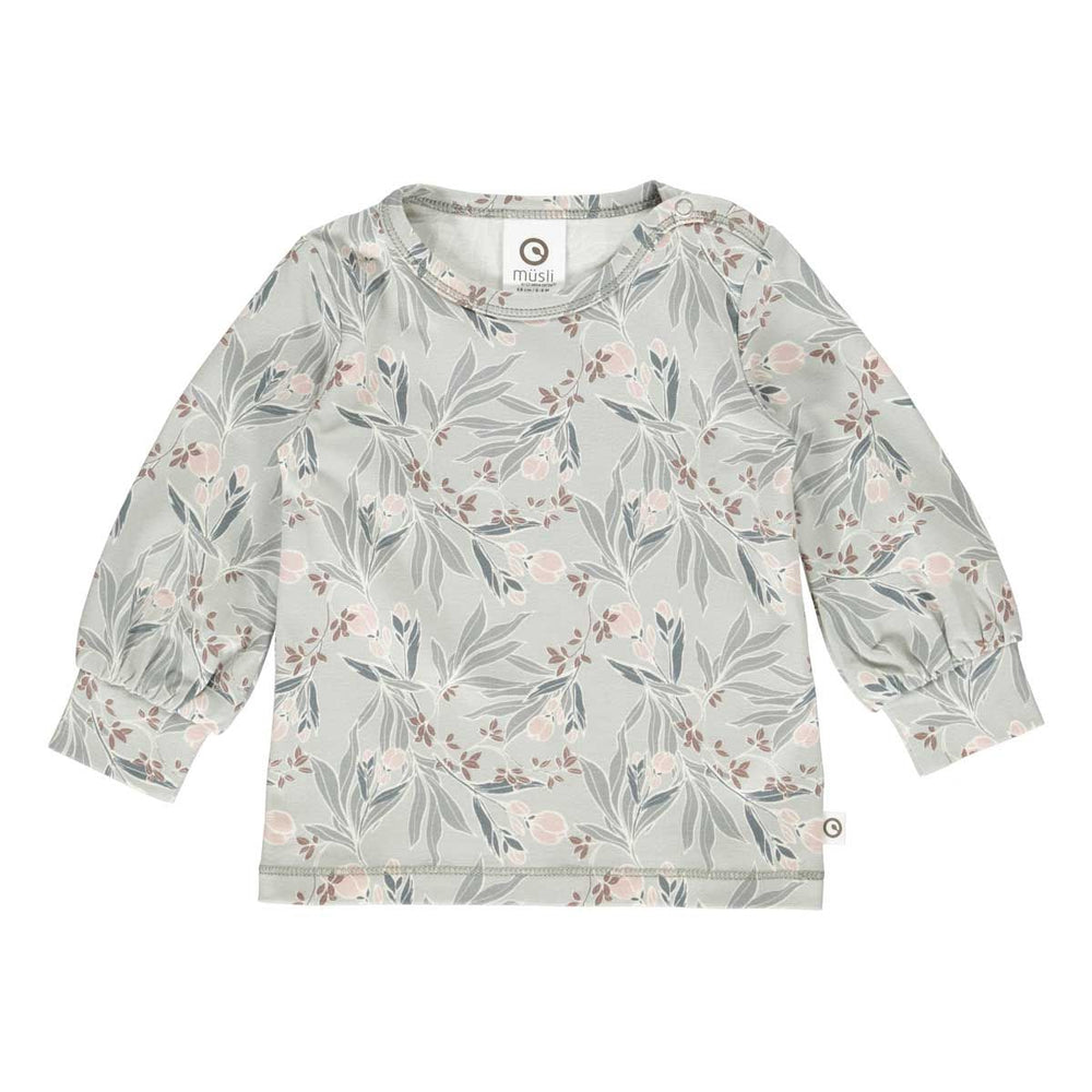Müsli Peony bell sleeve T baby, WAVE