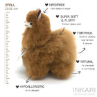 INKARI Small Alpaka, Naturals Hazelnut 23cm