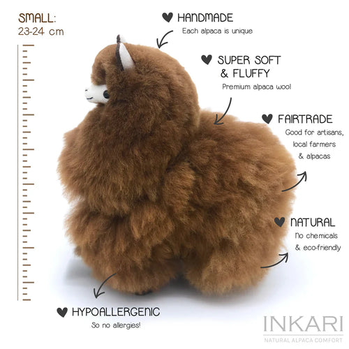 INKARI Small Alpaka, Naturals Walnut 23cm