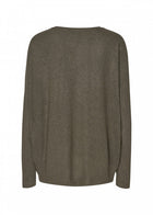 Soyaconcept Oversized kampsun Biara, Melange roheline