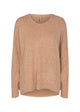 Soyaconcept Oversized kampsun Biara, pruun