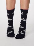 Thought Bambussokid, Swan- Dark navy