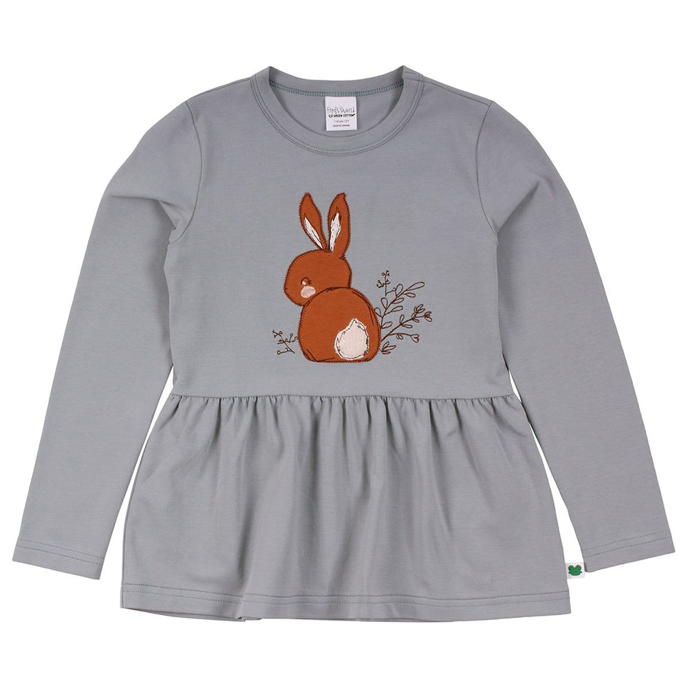 Fred's World Hello bunny T, Morning Blue