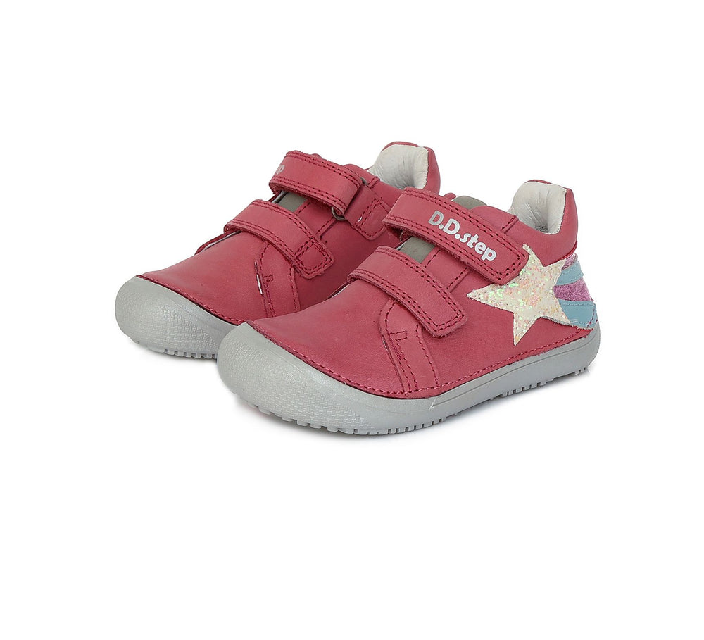 D.D.Step nahast tossud, dark pink/täht