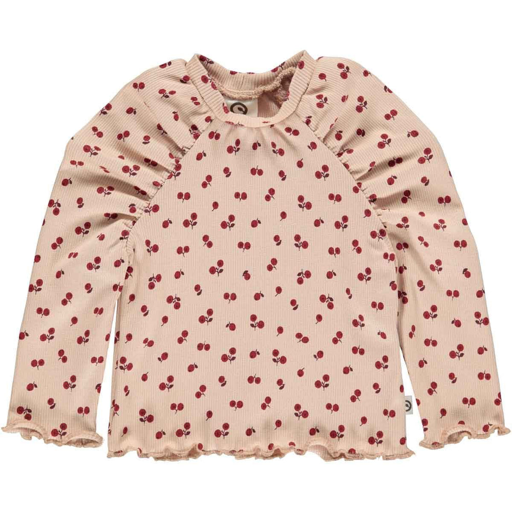 Müsli Berry l/s T baby, spa rose/fig/berry red