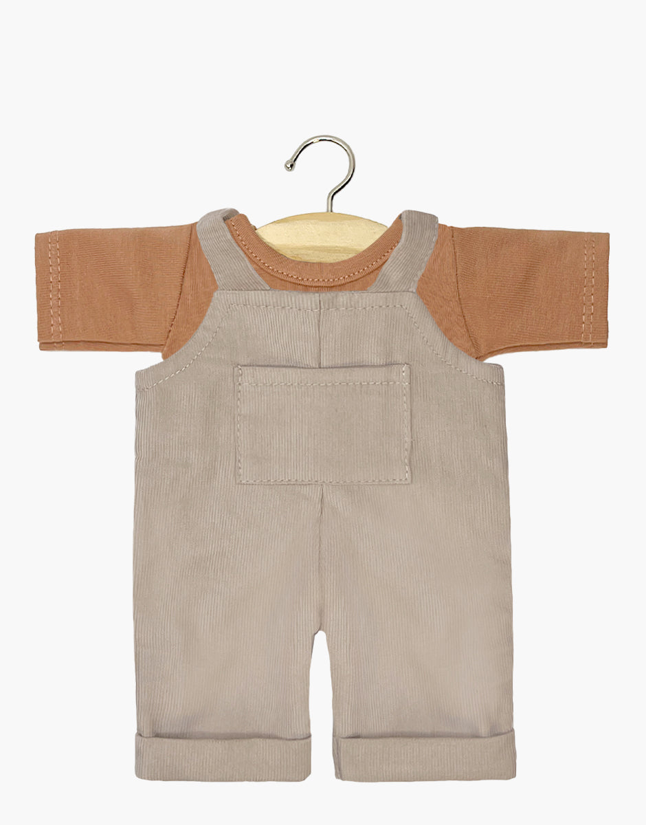 Minikane® Gordis Antoine velvetist traksipükste ja puuvillase pluusi komplekt