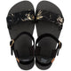 Tikki Vibe nahast sandaalid, liquid gold