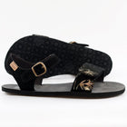 Tikki Vibe nahast sandaalid, liquid gold
