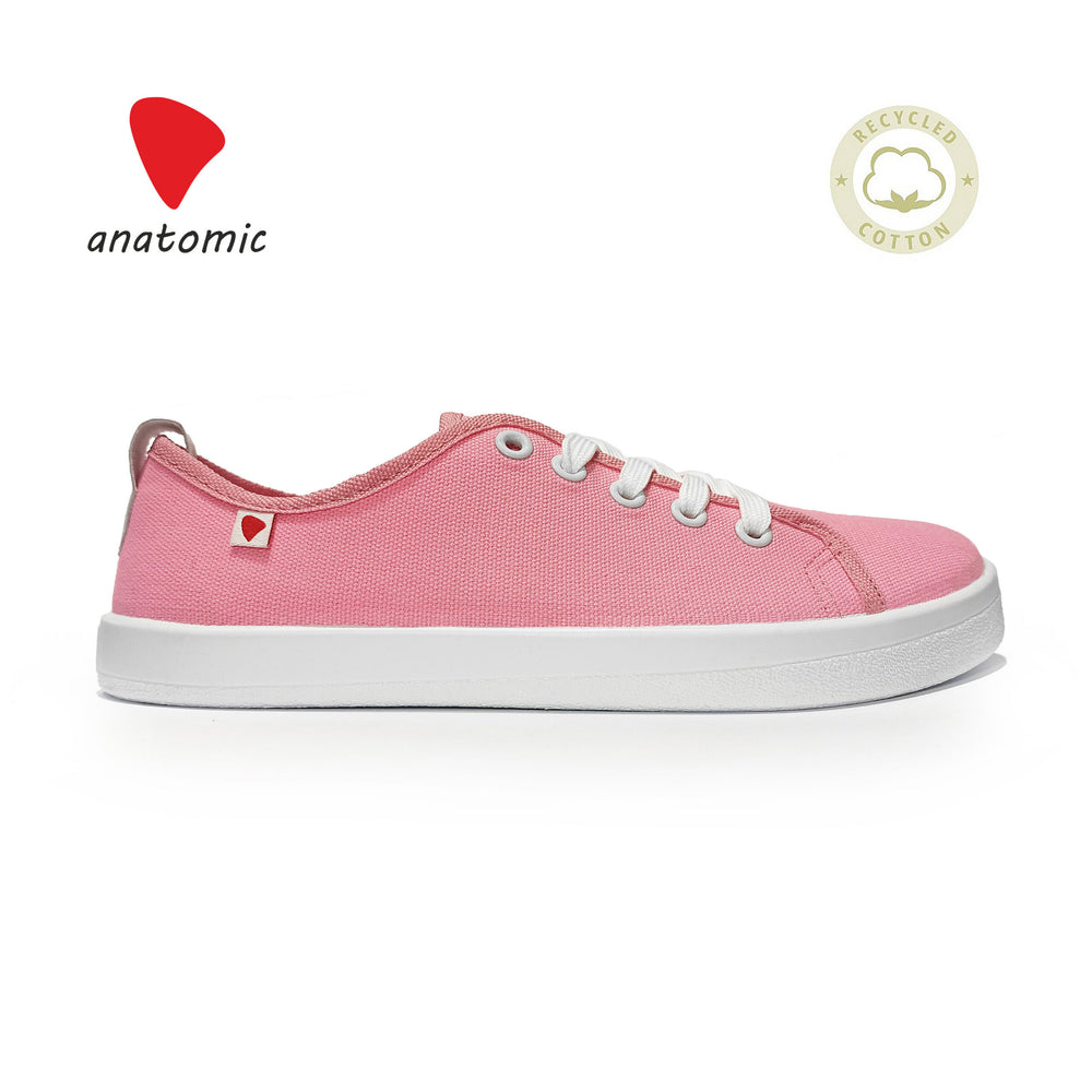 Anatomic Starter Eco taaskasutatud puuvillast tennised, roosa