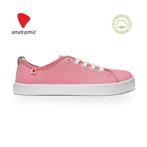 Anatomic Starter Eco taaskasutatud puuvillast tennised, roosa