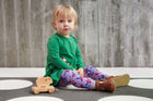 Fred's World Mushroom l/s dress baby, Earth green