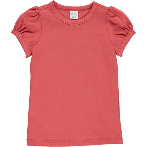 Fred's World Alfa puff s/s T- Cranberry