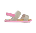 D.D.Step nahast lahtised sandaalid, daisy pink