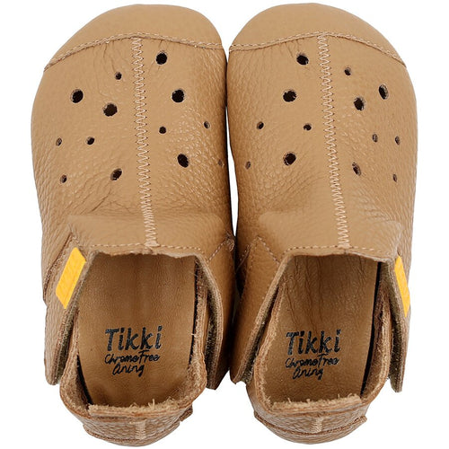 Tikki Ziggy V2 nahast sussid, cappuccino