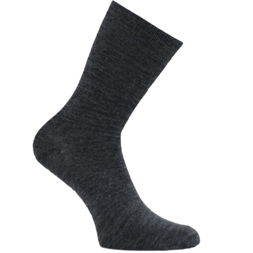Õhuke villane sokk, tumehall Villariided - HellyK - Kvaliteetsed lasteriided, villariided, barefoot jalatsid