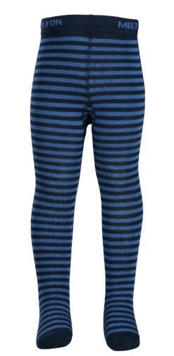 Melton triibuga sukkpüksid, sinine-sinine Lasteriided - HellyK - Kvaliteetsed lasteriided, villariided, barefoot jalatsid