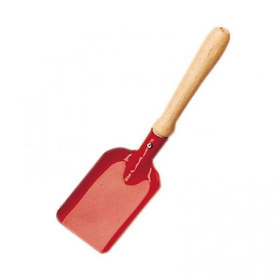 Metallist kühvel 25cm, punane Mänguasjad - HellyK - Kvaliteetsed lasteriided, villariided, barefoot jalatsid