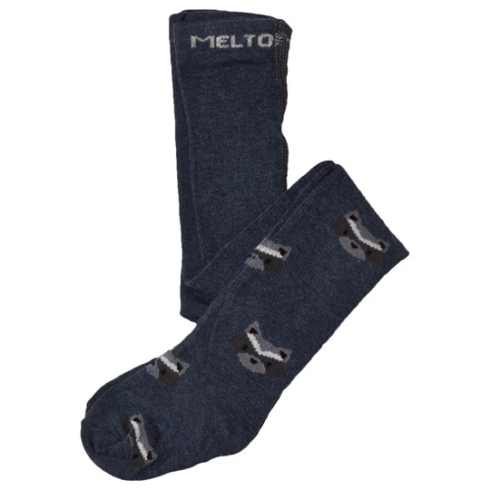 Melton sukkpüksid Racoon, sinine Lasteriided - HellyK - Kvaliteetsed lasteriided, villariided, barefoot jalatsid