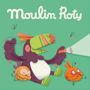 Moulin Roty, Dans La Jungle,  lisakettad Lugude lambid/varjunukud - HellyK - Kvaliteetsed lasteriided, villariided, barefoot jalatsid