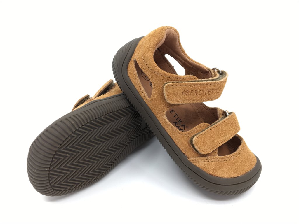 Protetika Berg, Brown Laste barefoot jalatsid - HellyK - Kvaliteetsed lasteriided, villariided, barefoot jalatsid