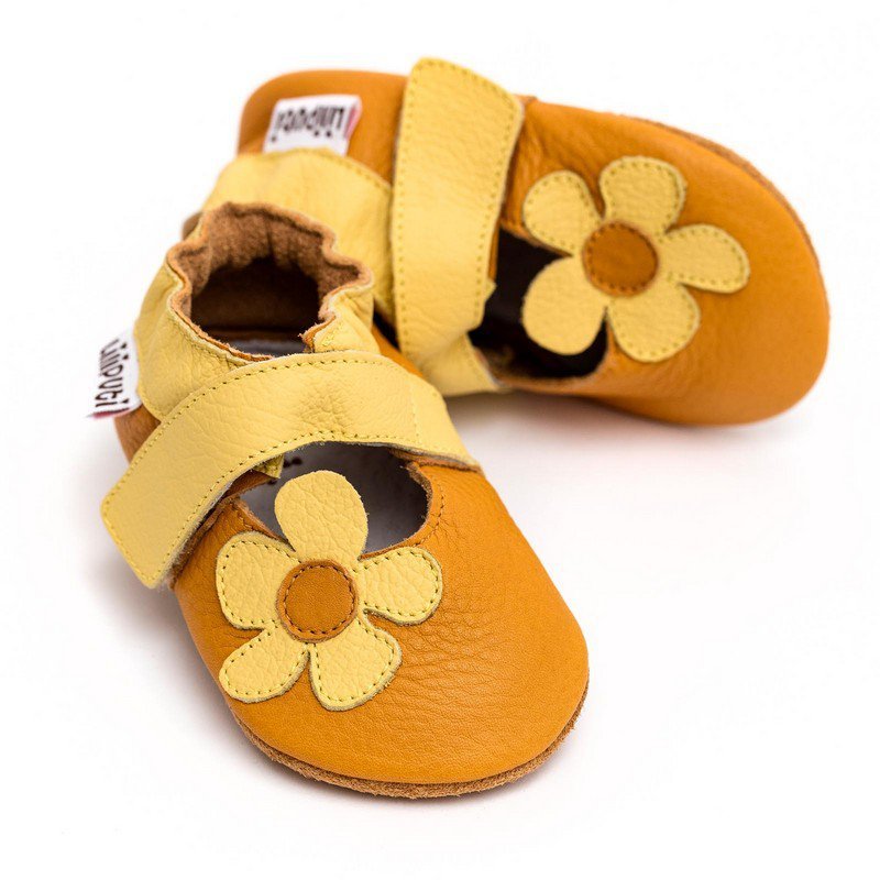 Liliputi Sunflower Laste barefoot jalatsid - HellyK - Kvaliteetsed lasteriided, villariided, barefoot jalatsid