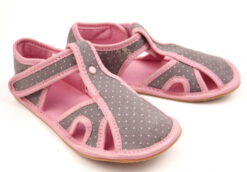 EF Barefoot sisejalatsid, Roosa Laste barefoot jalatsid - HellyK - Kvaliteetsed lasteriided, villariided, barefoot jalatsid