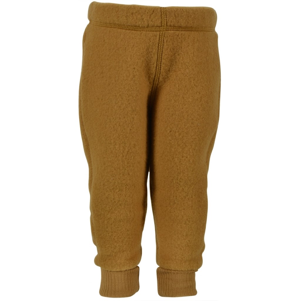 Mikk-Line Meriinovillasest fliisist püksid, Golden Brown Mikk-Line - HellyK - Kvaliteetsed lasteriided, villariided, barefoot jalatsid
