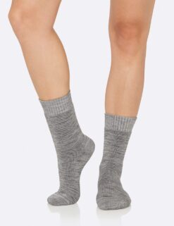 Boody Women’s Boot Socks- Grey Boody - HellyK - Kvaliteetsed lasteriided, villariided, barefoot jalatsid